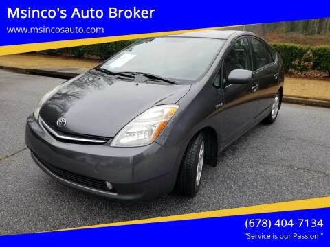 2008 Toyota Prius for sale at Msinco's Auto Broker in Snellville GA