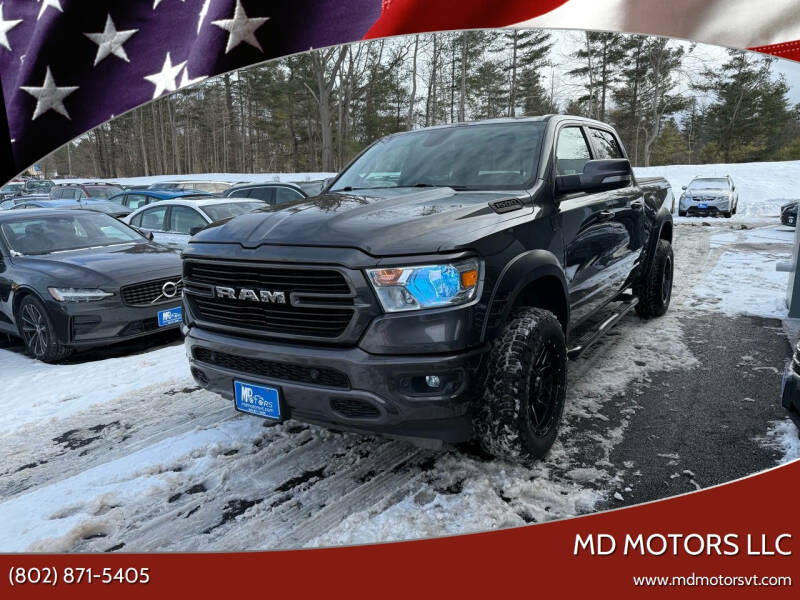 2019 RAM 1500 for sale at MD Motors LLC in Williston VT