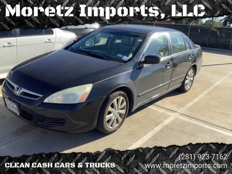 2006 Honda Accord for sale at Moretz Imports, LLC in Spring TX