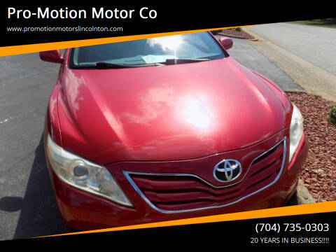 2010 Toyota Camry for sale at Pro-Motion Motor Co in Lincolnton NC