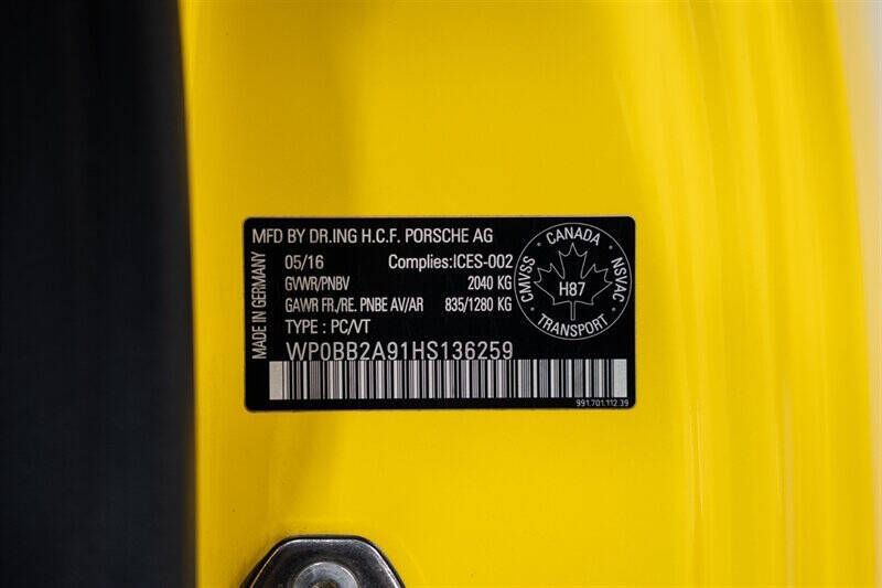 2017 Porsche 911 Targa 4S