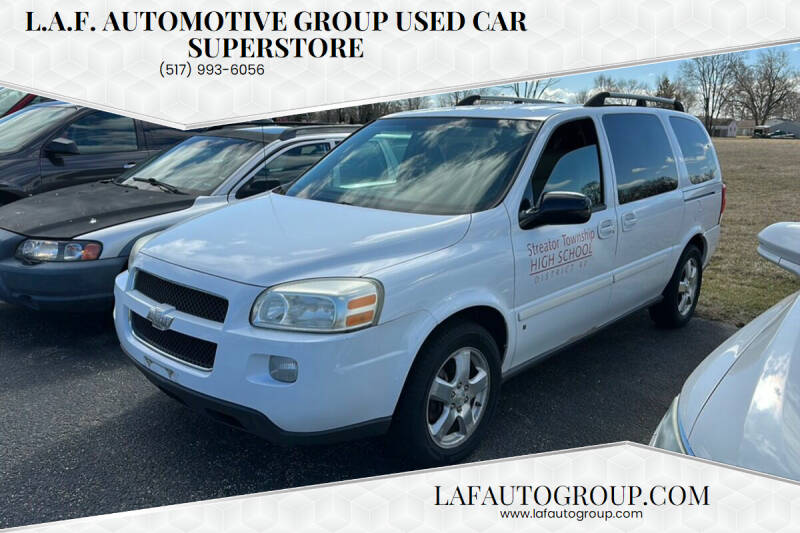 2008 Chevrolet Uplander for sale at L.A.F. Automotive Group Used Car Superstore in Lansing MI