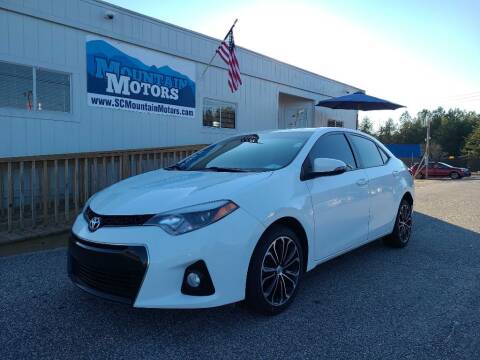2014 Toyota Corolla for sale at Mountain Motors LLC in Spartanburg SC
