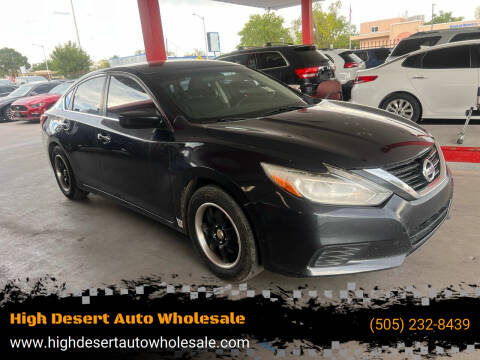 2018 Nissan Altima for sale at High Desert Auto Wholesale in Albuquerque NM