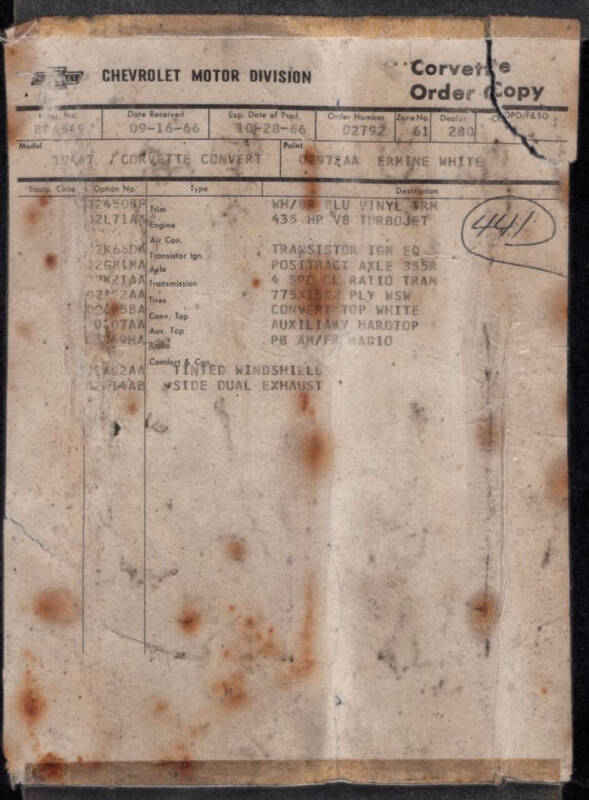 1967 Chevrolet Corvette