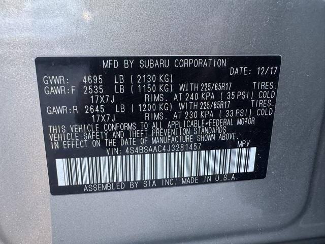 2018 Subaru Outback 2.5i