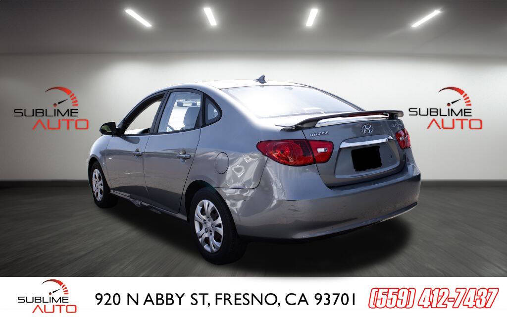 2010 Hyundai ELANTRA for sale at SUBLIME AUTO in Fresno, CA