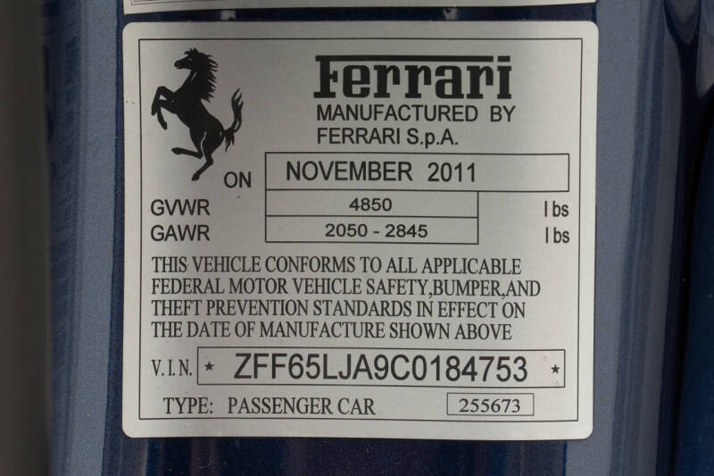 2012 Ferrari California