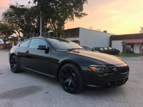 2006 BMW 6 Series for sale at Florida Cool Cars in Fort Lauderdale FL