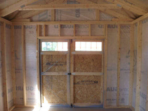 12 x 16 utility w/ side porch pkg