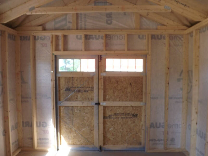 12 x 16 utility w/ side porch pkg