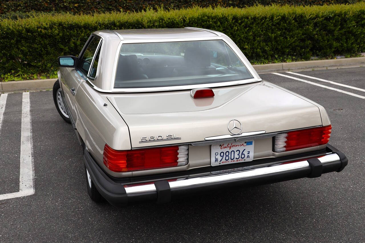 1987 Mercedes-Benz 560-Class for sale at DE AUTOS INC in San Juan Capistrano, CA