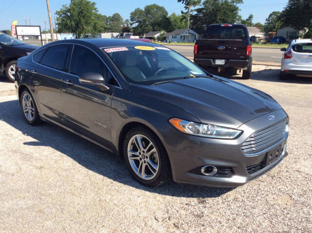 2015 Ford Fusion Hybrid for sale at SPRINGTIME MOTORS in Huntsville, TX