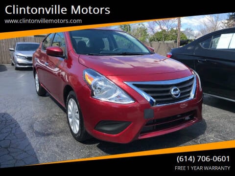 2017 Nissan Versa for sale at Clintonville Motors in Columbus OH