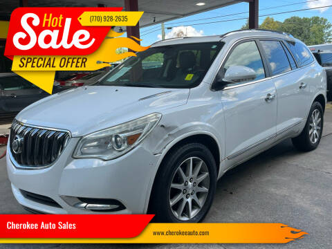 2016 Buick Enclave for sale at Cherokee Auto Sales in Acworth GA