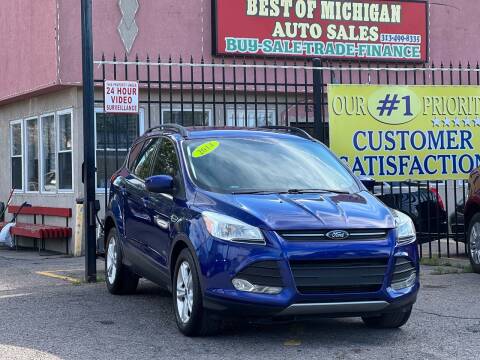 2014 Ford Escape for sale at Best of Michigan Auto Sales in Detroit MI