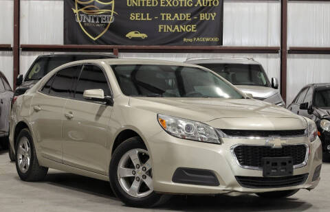 2014 Chevrolet Malibu for sale at United Exotic Auto in Houston TX