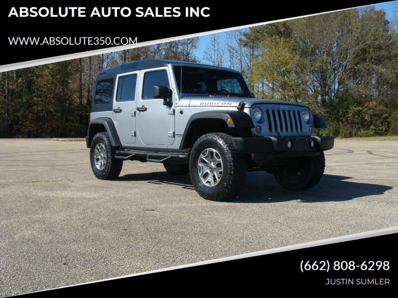 2014 Jeep Wrangler Unlimited for sale at ABSOLUTE AUTO SALES INC in Corinth MS