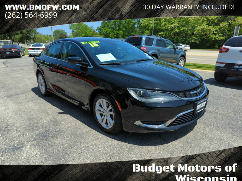 2015 Chrysler 200 for sale at Budget Motors of Wisconsin in Racine WI