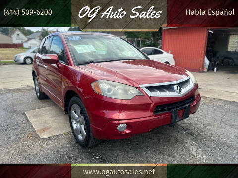 2008 Acura RDX for sale at OG Auto Sales in Milwaukee WI