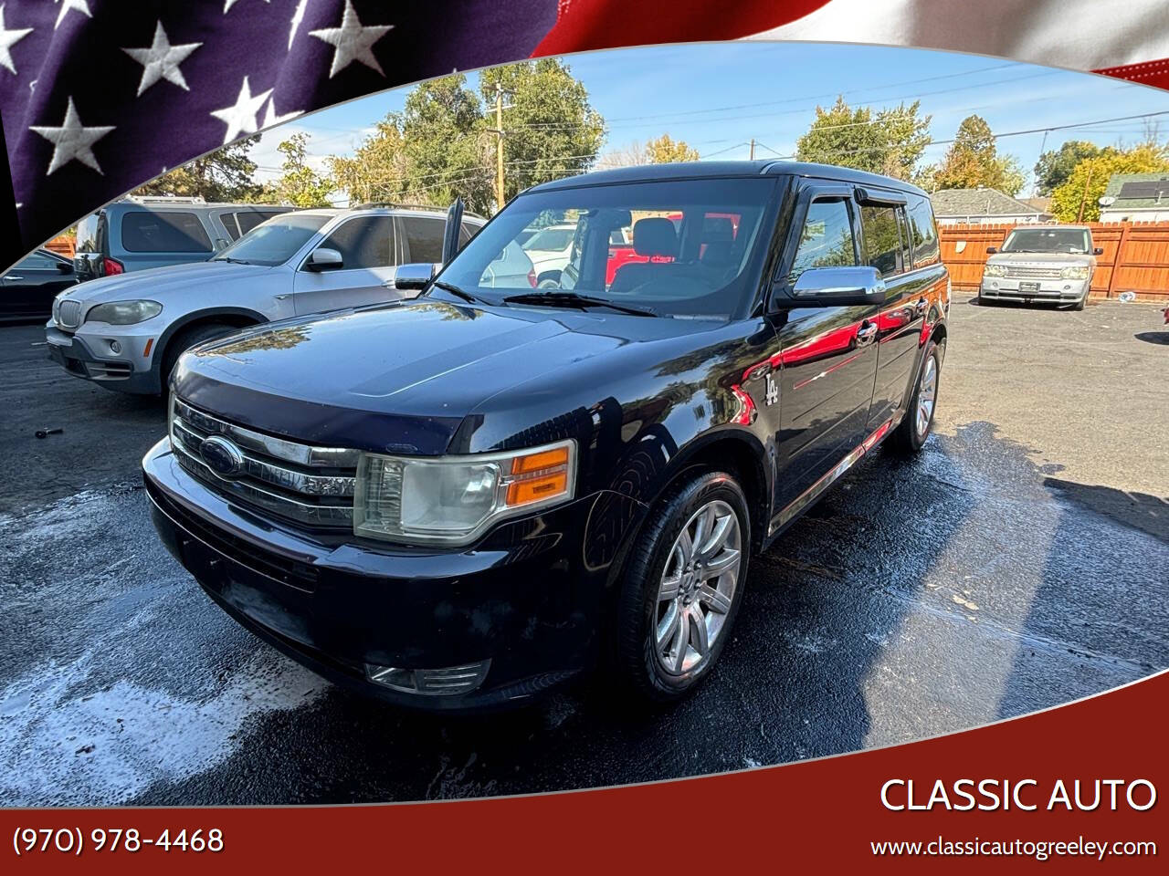 Dk. Blue 2009 Ford Flex SEL AWD SEL Crossover 4dr 1