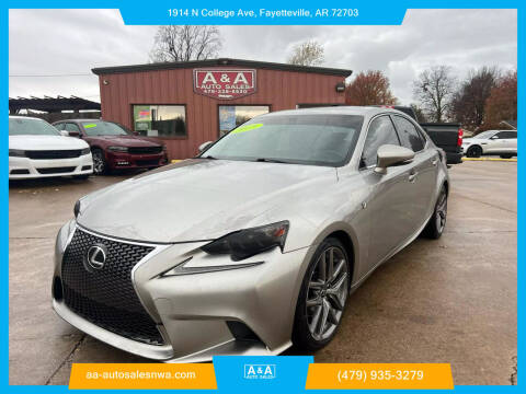 2015 Lexus IS 250 for sale at A & A Auto Sales in Fayetteville AR