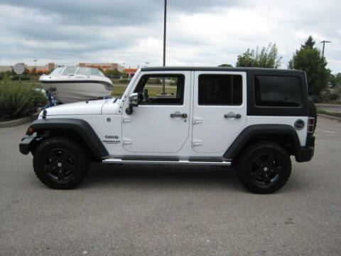 2017 Jeep Wrangler Unlimited for sale at FINNEY'S AUTO & TRUCK in Atlanta IN