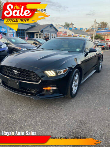 2015 Ford Mustang for sale at Rayan Auto Sales in Plainfield NJ