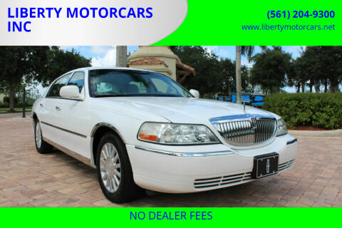 2004 Lincoln Town Car for sale at LIBERTY MOTORCARS INC in Royal Palm Beach FL