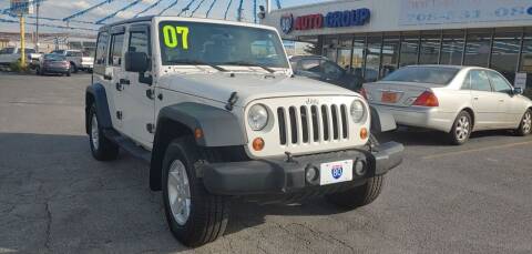 2007 Jeep Wrangler Unlimited for sale at I-80 Auto Sales in Hazel Crest IL