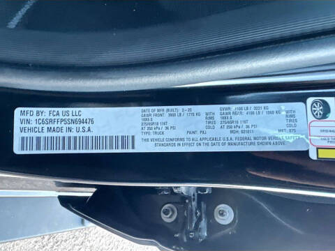 2025 RAM 1500