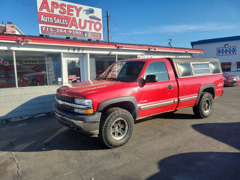 2002 Chevrolet Silverado 1500 for sale at Apsey Auto in Marshfield WI