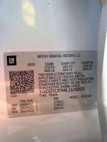 2020 Chevrolet Colorado