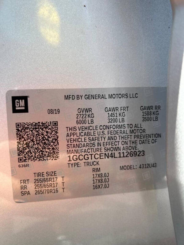 2020 Chevrolet Colorado