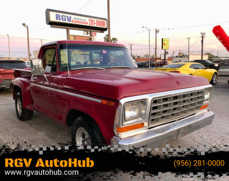 1978 Ford F-100 Step-Side Bed for sale at RGV AutoHub in Harlingen TX