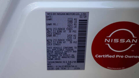 2019 Nissan Pathfinder SL