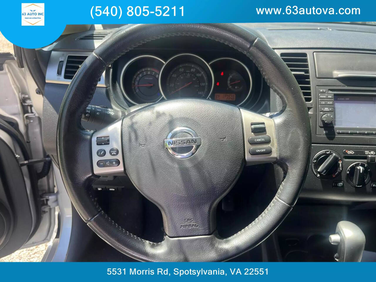 2011 Nissan Versa for sale at 63 Auto Inc in Spotsylvania, VA