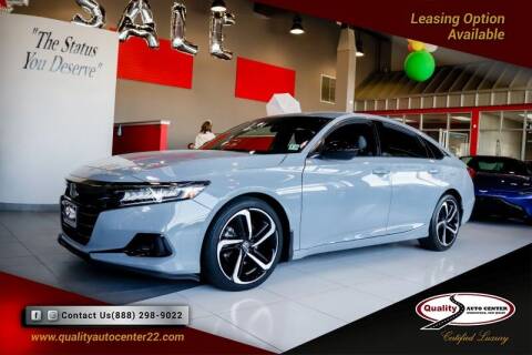 2022 Honda Accord for sale at Quality Auto Center in Springfield NJ