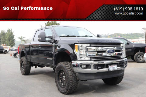 2017 Ford F-250 Super Duty for sale at So Cal Performance in San Diego CA