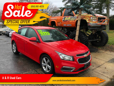 2015 Chevrolet Cruze for sale at A & R Used Cars in Clayton NJ