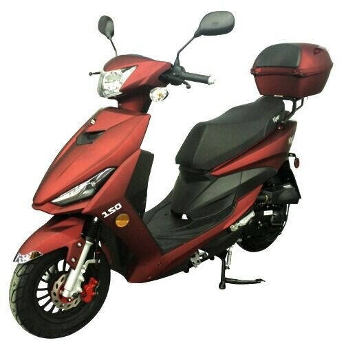 2019 150cc Viper 4 Stroke Air Cooled Matte FInish Scooter