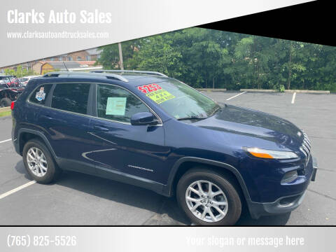 2014 Jeep Cherokee for sale at Clarks Auto Sales in Connersville IN