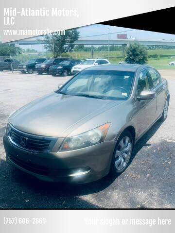 2008 Honda Accord for sale at Mid-Atlantic Motors, LLC in Portsmouth VA