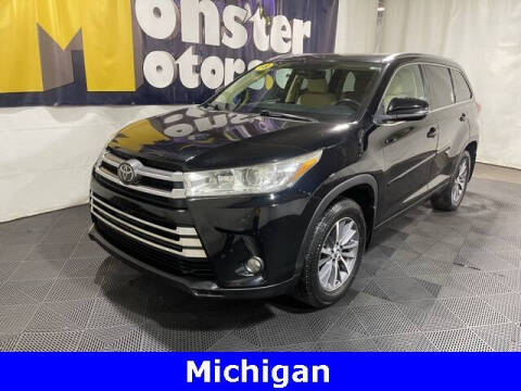 2018 Toyota Highlander for sale at Monster Motors in Michigan Center MI