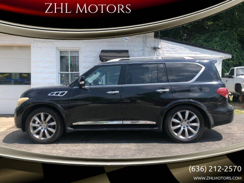 2011 Infiniti QX56 for sale at ZHL Motors in House Springs MO