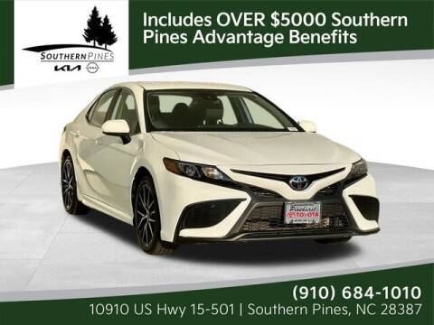 2021 Toyota Camry for sale at PHIL SMITH AUTOMOTIVE GROUP - Pinehurst Nissan Kia in Southern Pines NC