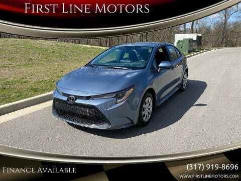 2021 Toyota Corolla for sale at First Line Motors in Brownsburg IN