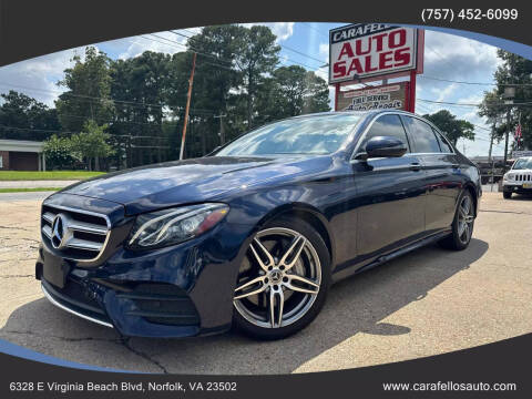 2017 Mercedes-Benz E-Class for sale at Carafello's Auto Sales in Norfolk VA