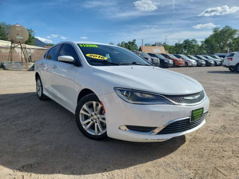 2016 Chrysler 200 for sale at Canyon View Auto Sales in Cedar City UT