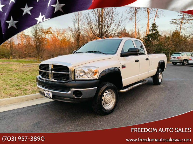 2007 Dodge Ram Pickup 2500 for sale at Freedom Auto Sales in Chantilly VA